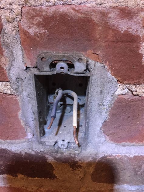 how to install a junction box in a brick wall|home electrical junction box install.